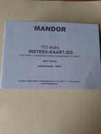 Mandor Insteekkaarten - 100 stuks, Ophalen of Verzenden, Overige typen