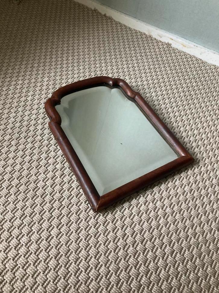 Soester spiegeltje voor kaptafel of muur of kinderspiegel, Antiek en Kunst, Antiek | Spiegels, Minder dan 50 cm, Ophalen