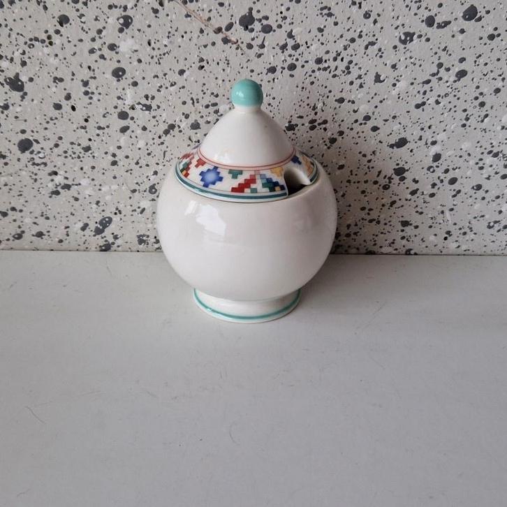 Villeroy en Boch Indian Look suikerpot, Antiek en Kunst, Antiek | Servies los, Ophalen of Verzenden
