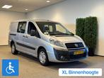 Fiat Scudo L3H1 Rolstoelbus Bodemverlaging XXL 150cm Rolstoe, Gebruikt, 4 cilinders, 4 stoelen, Origineel Nederlands