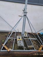 2 Lichtmasten 6-12m op Stelton Plaat, Ophalen