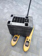 Display pallets mini pallets kunststof houtstek 12 stuks, Ophalen of Verzenden, Zo goed als nieuw, Steekwagen