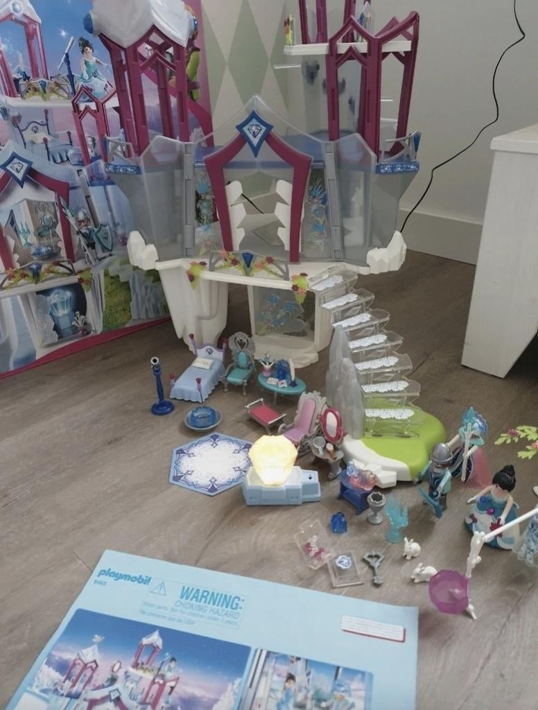 Zgan Playmobil magic ijspaleis 9469, 9470, 9474, Kinderen en Baby's, Speelgoed | Playmobil, Ophalen of Verzenden, Zo goed als nieuw