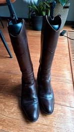 Cowboy laarzen leer maat 39 donker bruin bordeaux Lavora, Ophalen of Verzenden, Gebruikt, Dressuur, Schoeisel