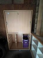 Heutink hoge kast, Ophalen, Gebruikt, 100 tot 150 cm, 5 laden of meer