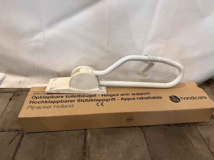 Handicare / Linido opklapbare toiletbeugel – nieuw in doos, Huis en Inrichting, Badkamer | Badtextiel en Accessoires, Zo goed als nieuw