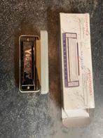 Splinternieuwe C mondharmonica messing/rvs, Ophalen of Verzenden, Met koffer of doosje, C-mondharmonica, Nieuw