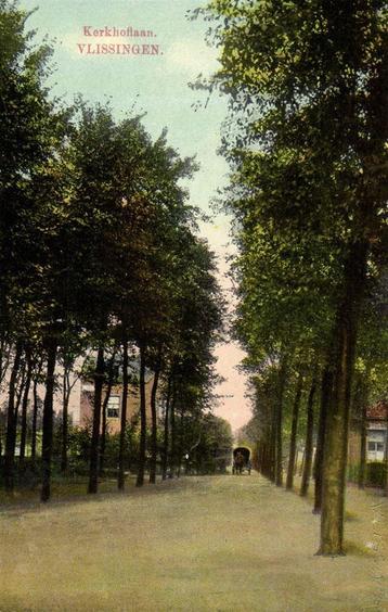 Kerkhoflaan. Vlissingen. - 1916 gelopen beschikbaar voor biedingen