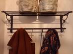 Smeedijzeren wand kapstok, Huis en Inrichting, Woonaccessoires | Kapstokken, Overige materialen, Zo goed als nieuw, Minder dan 100 cm