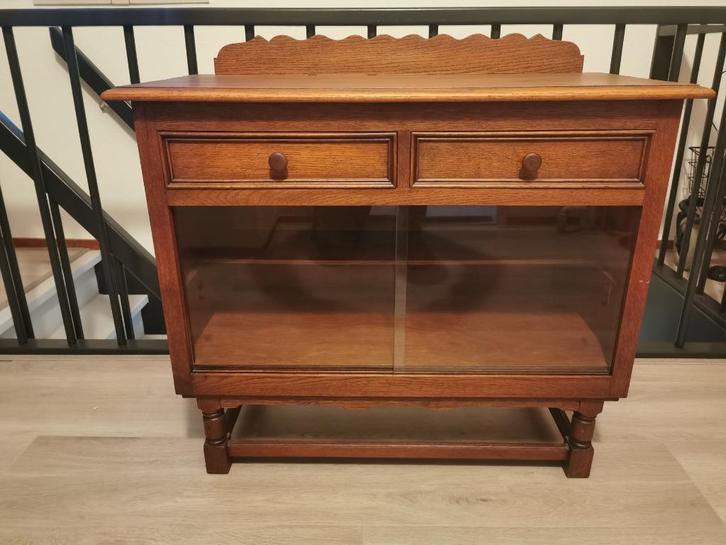 Theekastje van eikenhout, Antiek en Kunst, Curiosa en Brocante, Ophalen