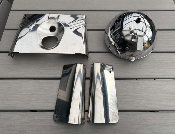 Koplamp fatboy plus risers, Motoren, Onderdelen | Harley-Davidson, Gebruikt, Ophalen of Verzenden