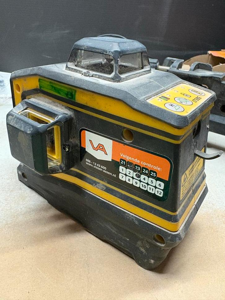 Spectra Kruislijnlaser - LT58G, Doe-het-zelf en Verbouw, Meetapparatuur, Gebruikt, Licht, Ophalen of Verzenden