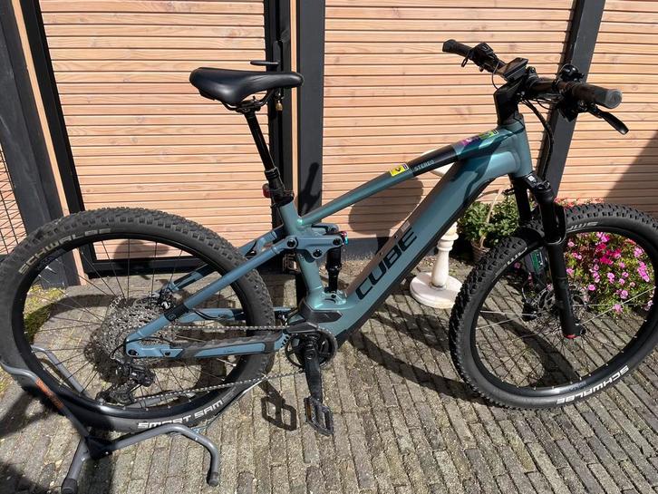 Cube Stereo Hybride 120 ABS 750W H47. Smaragdgrey/blue, Fietsen en Brommers, Elektrische fietsen, Zo goed als nieuw, Overige merken