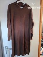 Jurk mt 52, Kleding | Dames, Grote Maten, Ophalen of Verzenden, Zo goed als nieuw, Bruin, Jurk