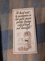 Tegeltje met spreuk - 20x10 cm, Ophalen of Verzenden