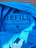 Prachtige blauwe voorjaarsblouse refil maat m, Ophalen of Verzenden, Zo goed als nieuw, Blauw