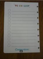 TO DO Pagina - Correctbook / todo lijst / bladzijde, Ophalen of Verzenden, Zo goed als nieuw