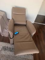 Leren Relaxstoel - Verstelbaar!, Huis en Inrichting, Fauteuils, Ophalen of Verzenden, Gebruikt, Leer, 75 tot 100 cm
