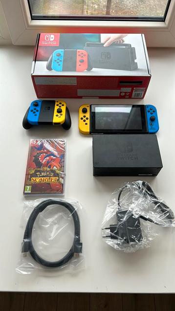 Nintendo switch (Fortnite editie) + pokemon scarlet (sealed)