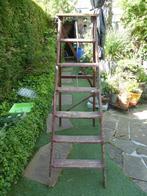 oude authentieke houten trapladder, Antiek en Kunst, Curiosa en Brocante, Ophalen