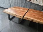 Salon tafels, Huis en Inrichting, Tafels | Salontafels, 50 tot 100 cm, Vierkant, Zo goed als nieuw, Minder dan 50 cm