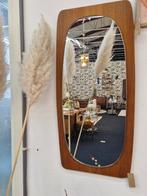 Vintage (pas) spiegel teak 70s, Huis en Inrichting, Woonaccessoires | Spiegels, Ophalen, Minder dan 50 cm, Gebruikt, .