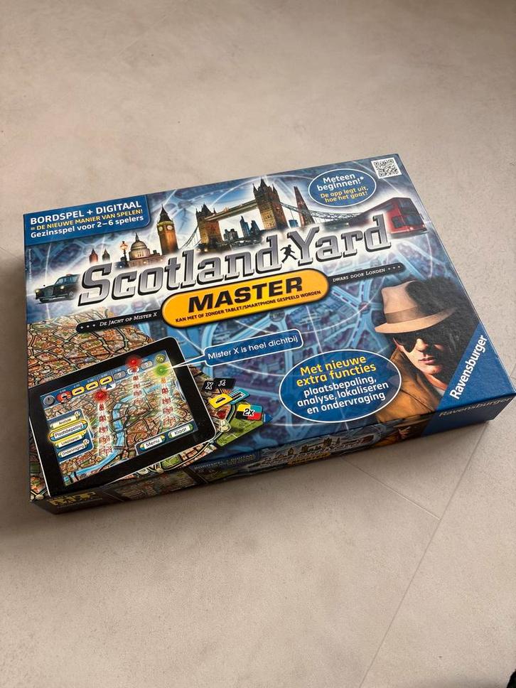 Scotland Yard Master - Tablet/Smartphone, Hobby en Vrije tijd, Gezelschapsspellen | Bordspellen, Zo goed als nieuw, Een of twee spelers