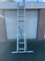 Altrex ladder 3x9 treden - Goede staat!, Doe-het-zelf en Verbouw, Ladders en Trappen, Ophalen, Gebruikt, Ladder, Opvouwbaar of Inschuifbaar