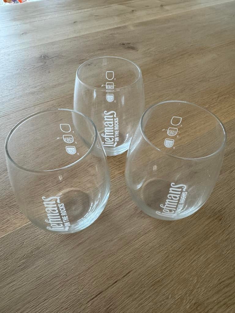Liefmans Glazen - Set van 3, Verzamelen, Glas en Borrelglaasjes, Ophalen, Nieuw, Bierglas