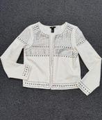 Creme jasje met studs maat S (36), Kleding | Dames, H&M, Overige kleuren, Ophalen of Verzenden, Zo goed als nieuw