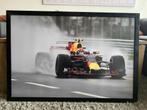 Max Verstappen Poster - Antireflectie Acrylglas, Ophalen, Met lijst, Deurposter of groter, Rechthoekig Liggend