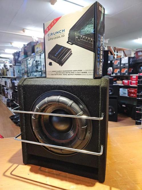 Subwooferset 1250watt 750rms lakro/crunch, Auto diversen, Autospeakers, Nieuw, Ophalen of Verzenden