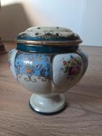 Handbeschilderde porseleinen pot pourie vaas, Antiek en Kunst, Antiek | Vazen, Ophalen of Verzenden