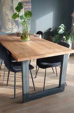 Industriële stalen tafelpoten, Huis en Inrichting, Tafels | Eettafels, Ophalen, Rechthoekig, 50 tot 100 cm, 50 tot 100 cm