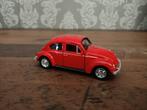 Volkswagen Kever (Rood) WELLY NIEUW !!!, Hobby en Vrije tijd, Modelauto's | 1:32, Ophalen, Nieuw, Auto, Overige merken