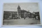 heerlen station fotoglanskaart gelopen 1934, Ophalen of Verzenden, 1920 tot 1940, Gelopen, Limburg