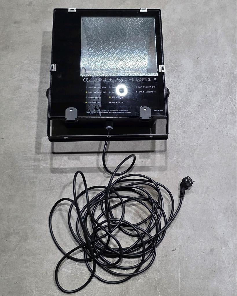 6 ZGAN JM-T 1*400W E-40 Bouw lampen - Perfecte Verlichting!, Doe-het-zelf en Verbouw, Bouwverlichting, Zo goed als nieuw, Lamp met armatuur