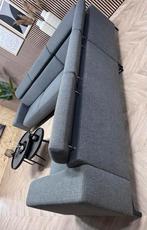Home Center Gemêleerde Hoekbank - Grijs - 312 x 282, Ophalen, Hoekbank, 300 cm of meer, Zo goed als nieuw