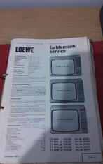 Dikke map met Loewe TV Service Documentatie, Antiek en Kunst, Antiek | Tv's en Audio, Ophalen of Verzenden