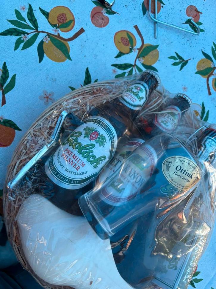 Te koop oud cadeau pakket van grolsch, Verzamelen, Biermerken, Viltje(s), Grolsch, Ophalen
