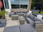 10 delige tuin/loungeset met kussens, Ophalen, Zo goed als nieuw, Kunststof