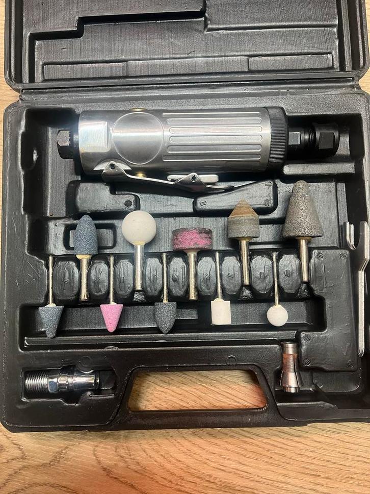 Luchtdremel Slijp Set Recht Model Slijpen, Auto diversen, Autogereedschap, Zo goed als nieuw, Ophalen of Verzenden