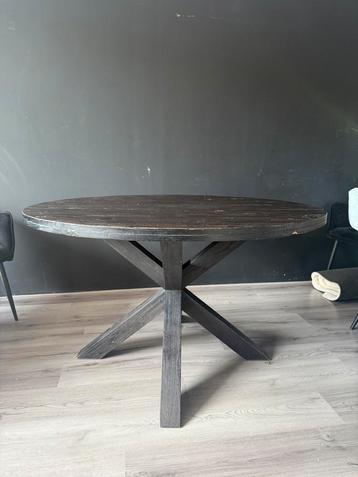 Mango houten tafel rond