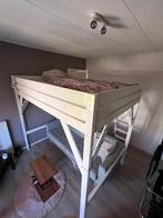 Stevige houten hoogslaper in topstaat – veel ruimte eronder, Huis en Inrichting, Slaapkamer | Stapelbedden en Hoogslapers, Ophalen