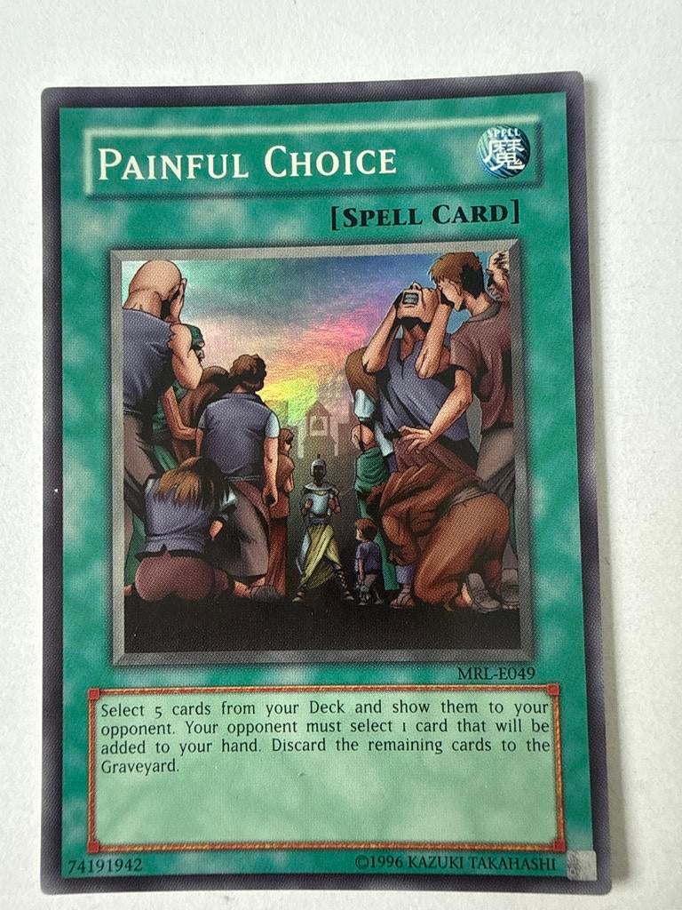 Painful Choice Yu-Gi-Oh! Kaart - MRL-E049, Verzenden, Gebruikt, Losse kaart