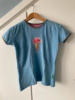 T-Shirt maat 134-140 hipperdepip lichtblauw ijsje shirt, Hieperdepip, Meisje, Gebruikt, Ophalen of Verzenden