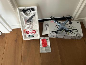 Syma X5HW drone met HD camera FPV live wifi quadcopter - Blu beschikbaar voor biedingen