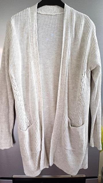  NIEUW Bonita  offwhite lang openvallend vest maat S beschikbaar voor biedingen