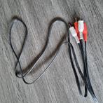 Audio kabel rood wit 1 meter, Ophalen of Verzenden, Zo goed als nieuw, Minder dan 2 meter, Luidsprekerkabel