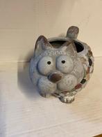 Bloembak, Plantenbak in de vorm van een Kat, Poes, Steen, Gebruikt, Minder dan 30 cm, Minder dan 60 cm